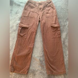 Ardene’s Baggy Wood Brown Straight Legged Women’s Cargos
